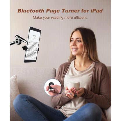 Tiktok Scrolling Ring Remote Control Is Suitable for Iphone, iPad Bluetooth Page Turning Ring Roller, Both Camera Shutter, Short