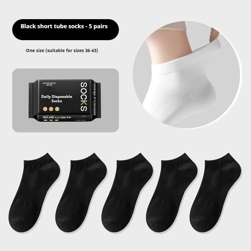 “Daily Fresh Disposable Socks”
