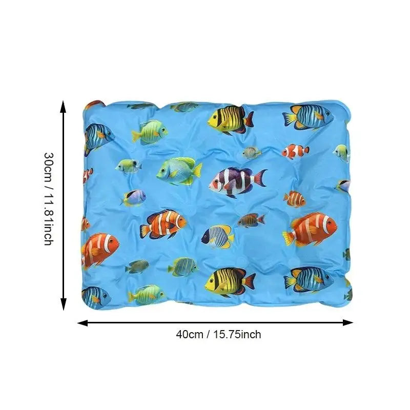 [New] Pet Cooling Ice Mat For Dogs Cats Summer Non Toxic Self Cooling Pad For Indoor Outdoor Use