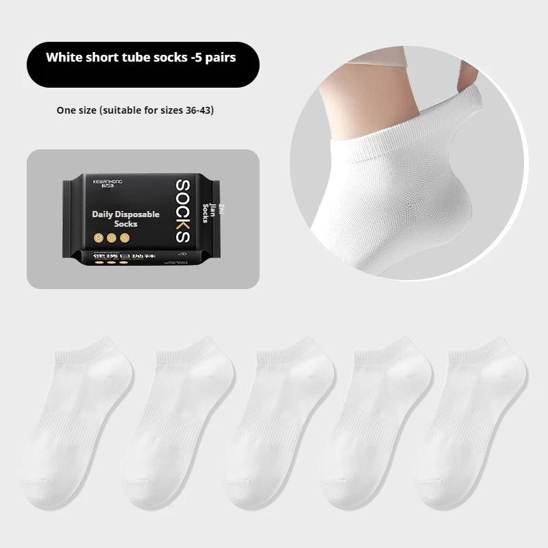 “Daily Fresh Disposable Socks”