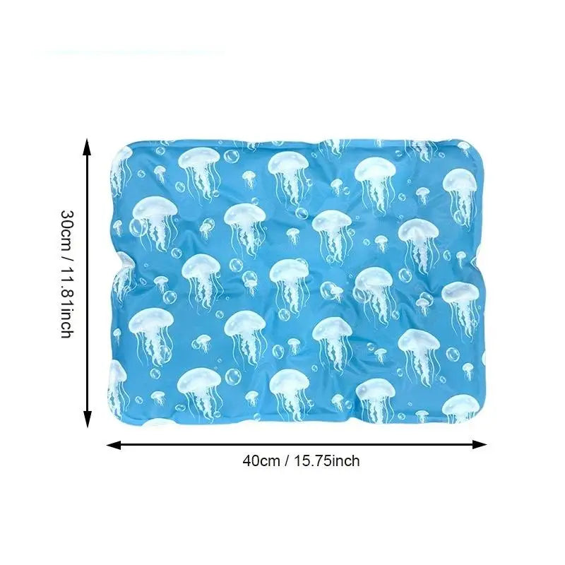 [New] Pet Cooling Ice Mat For Dogs Cats Summer Non Toxic Self Cooling Pad For Indoor Outdoor Use