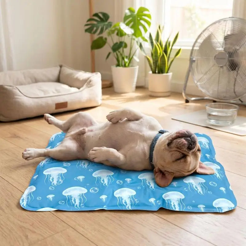 [New] Pet Cooling Ice Mat For Dogs Cats Summer Non Toxic Self Cooling Pad For Indoor Outdoor Use