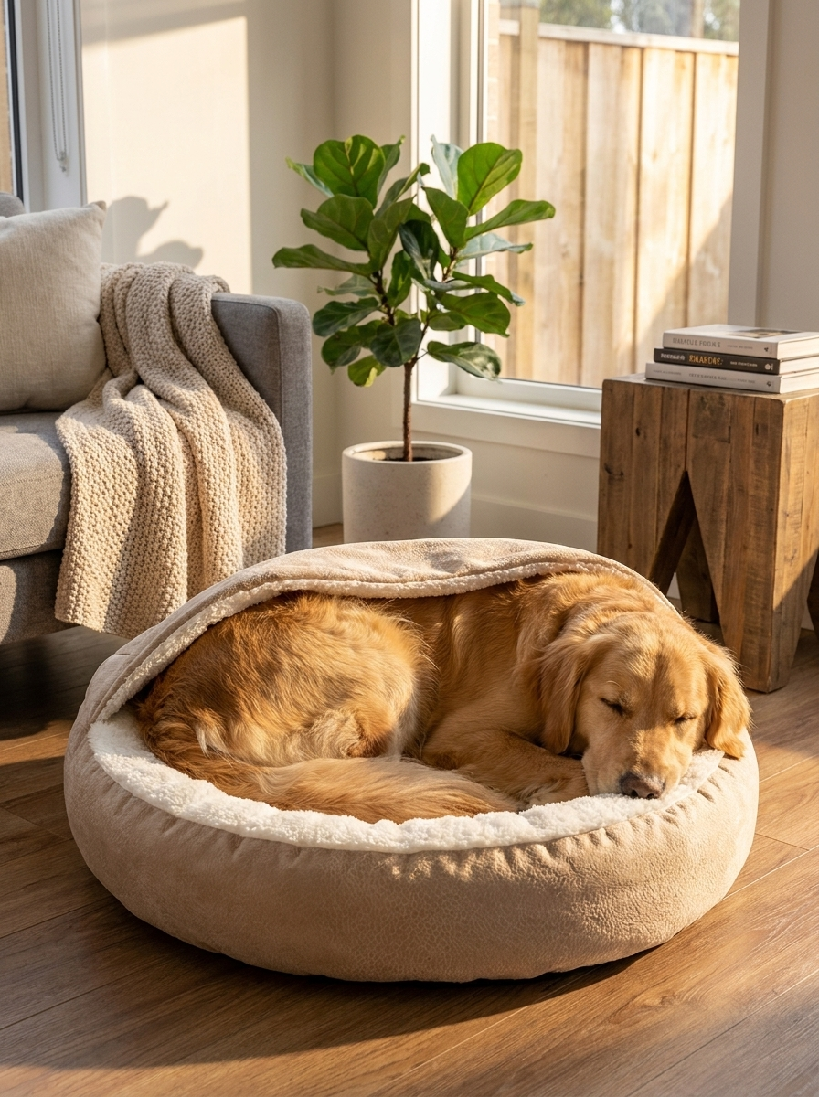 CozyNest™ Calming Pet Bed