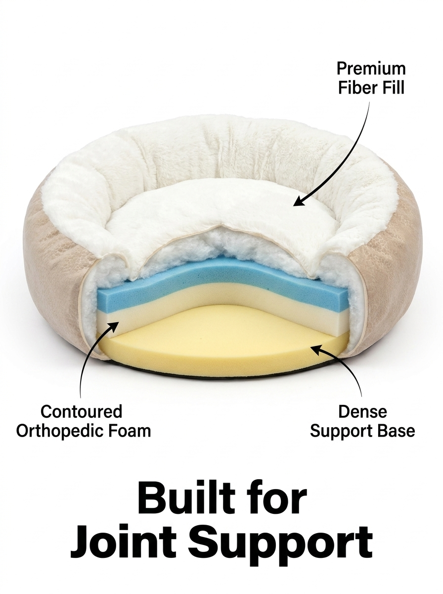 CozyNest™ Calming Pet Bed