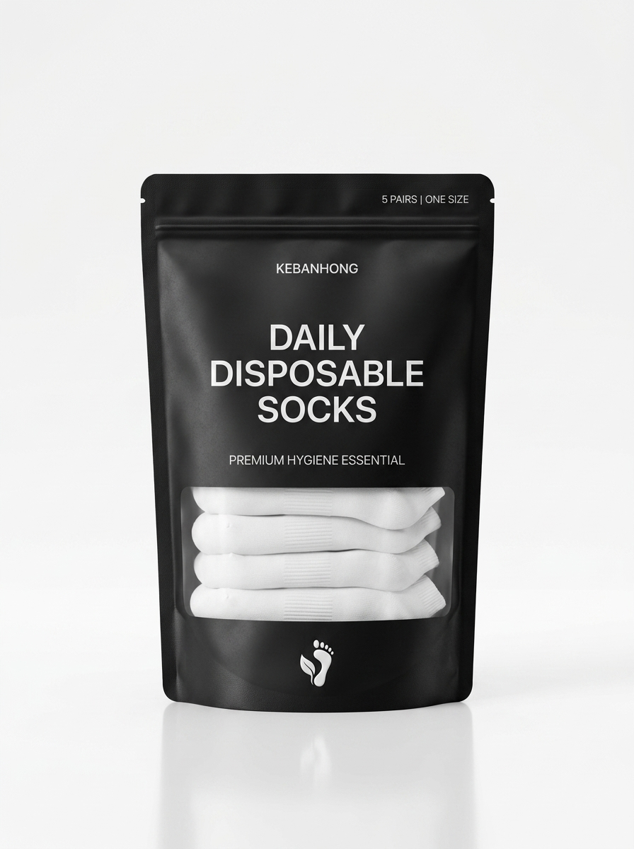 “Daily Fresh Disposable Socks”