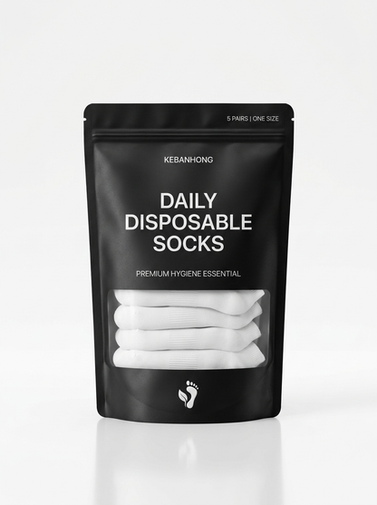“Daily Fresh Disposable Socks”