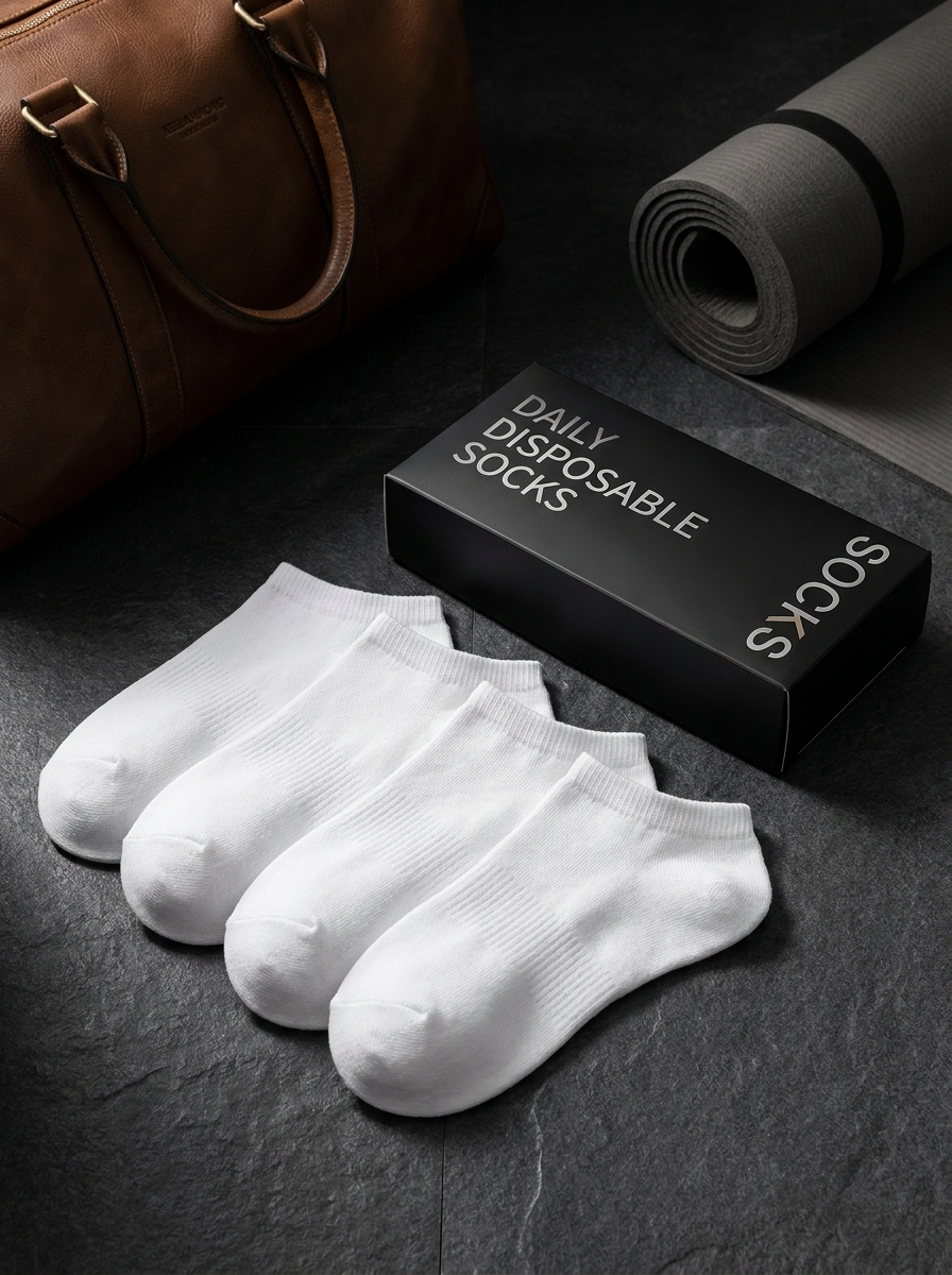 “Daily Fresh Disposable Socks”