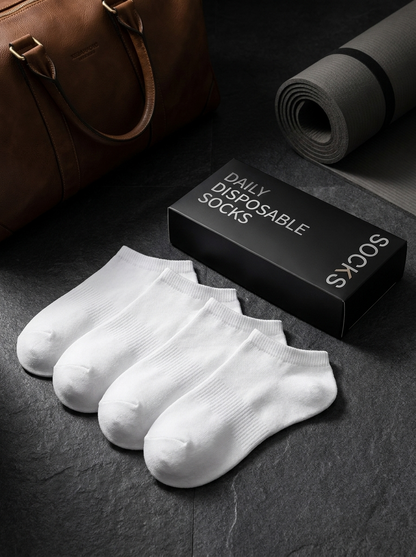 “Daily Fresh Disposable Socks”